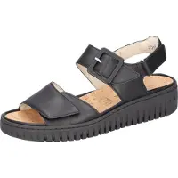 Waldlaufer H-Willow NAPPA Sandale Schwarz in Gr. 42
