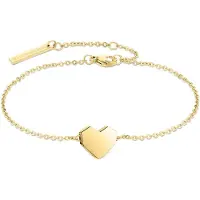 Liebeskind berlin Armband - Edelstahl Urban Heart - Gr. ONESIZE - in Gold - für Damen