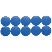 MAUL Solidmagnete, ø 38 x 15,5 mm, 10 Stück, blau