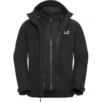 Jack Wolfskin Damen Wild Places 3in1 Jkt W, Schwarz, XXL EU
