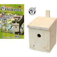 Corvus Nistkasten Bausatz zum Selbstbauen aus 18mm Leimholz, abfallfreier Bauplan