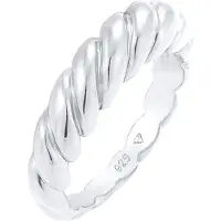 Elli Ring 925 Sterling Silber Twisted in Silber | Gr.: 52