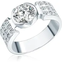 Rafaela Donata Ring Sterling Silber Zirkonia in silber | Gr.: 48