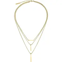 Liebeskind berlin Halsketten - Edelstahl Layer Me - Gr. unisize - in Gold - für Damen