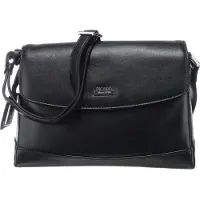 PICARD Leder Schultertasche Umhängetasche Really Shoulder Bag Black schwarz