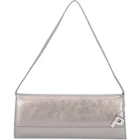 PICARD Leder Schultertasche Clutch Auguri Shoulderbag Oldsilver taupe