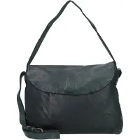 Harold's Leder Umhängetasche Schultertasche Submarine Shoulderbag Green dunkelgrün