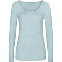 Mey Shirt langarm Serie Cotton Pure Light Grey Melange | Größe 40