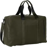 Leonhard heyden Leder Reisetasche Den Haag Travel Bag Olive grün