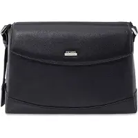 PICARD Leder Schultertasche Umhängetasche Really Shoulder Bag Black schwarz