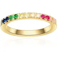 Eastside Ring Damen Edelstahl gold, 48 628756-0001-00480