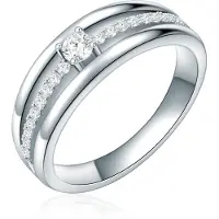 Rafaela Donata Ring Sterling Silber Zirkonia in silber | Gr.: 54
