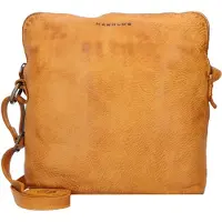 Harold's Leder Umhängetasche Schultertasche Submarine Postbag Upend Yellow dunkelgelb