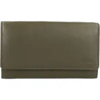 MIKA Damengeldbörse, aus Leder, Farbe: grün