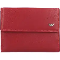 Golden Head Leder Geldbörse Polo RFID Protect Ladies Purse Wallet Red rot