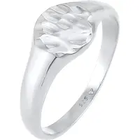 Elli Ring Siegelring Royal Hammerschlag Trend 925 Silber Elli Silber