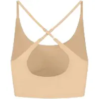 Bye Bra BH Bra Top Round-Neck Damen Beige-M