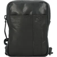 Spikes & Sparrow Leder Umhängetasche Gürteltasche Miami Slingbag Black schwarz