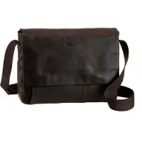 Strellson Leder Messenger Brick Lane Jeremy darkbrown