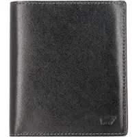 Braun Büffel Portemonnaie AREZZO RFID Geldbörse H 11 Kartenfächer schwarz Herren - Leder