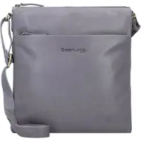 Greenland Nature Nature Leder Umhängetasche Crossbody Bag Granite flieder