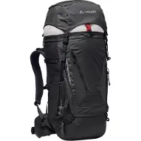 Vaude Asymmetric 42+8, Oben, Trecken, Schwarz, Unisex, Polyester, Polyester