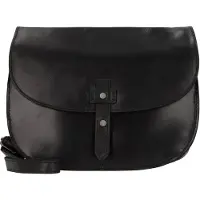 Harold's Leder Umhängetasche Aberdeen Slingbag Black schwarz