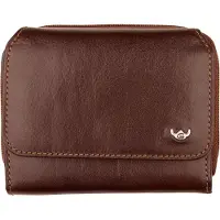 Golden Head Leder Geldbörse Colorado RFID Protect Zipped Billfold Coin Wallet Tabacco braun