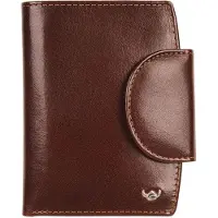 Golden Head Geldbörse Colorado RFID Protect Billfold Coin Wallet With Snap Closure Tobacco braun