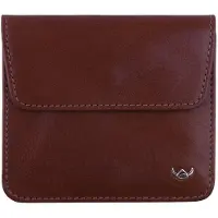 Golden Head Leder Geldbörse Colorado RFID Billfold Coin Wallet With Front Snap Closure Tobacco braun