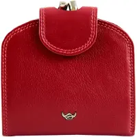 Golden Head Geldbörse Polo RFID Protect French Coin Purse Wallet Red dunkelrot