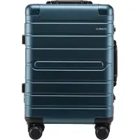 Alumaxx Reisetrolley mit Vollalukoffer blau