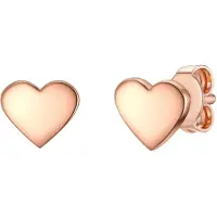 Eastside Paar Ohrstecker "Set: ES368", roségold, Ohrringe, Damen, 7,1, Edelstahl, Paar Ohrstecker, in Herz-Form