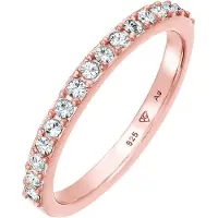 Elli Ring Memoire Bandring Kristalle 925 Silber Elli Rosegold