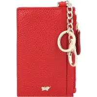 Braun Büffel Portemonnaie ASTI Geldbörse XS 4 Kartenfächer rot Damen - Leder