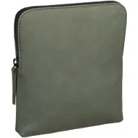 Leonhard heyden Leder Umhängetasche Den Haag Shoulder Bag Olive olivgrün