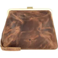 Greenburry Vintage Clappy Umhängetasche Leder 23 cm