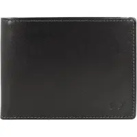 Braun Büffel Portemonnaie AREZZO RFID Geldbörse 9 Kartenfächer schwarz Herren - Leder