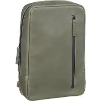 Leonhard heyden Leder Umhängetasche Sling Bag Den Haag Crossbag Olive olivgrün