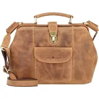 Greenburry Schultertasche Umhängetasche Vintage Shoulder Bag Brown braun
