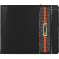 Mano Geldbörse Querformat Herren 021558 schwarz