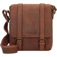 Greenland Nature Umhängetasche Tablettasche Monte Crossbody Bag Brown braun