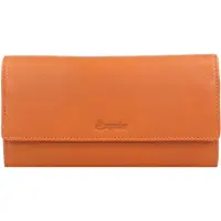 Esquire Leder Geldbörse Peru Ladies Purse Cognac hellbraun
