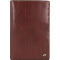 Esquire Kartenetui Toscana RFID Wallet Coffee dunkelbraun