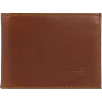 Buckle up BUCKLE & SEAM Leder Geldbörse Bill Blu Wallet Cognac braun