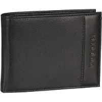 Bugatti 1100000002199 "NOME", Herren, schwarz, Leder, leicht glänzend, unifarben, Kleinlederwaren 1100000002199, echt Leder