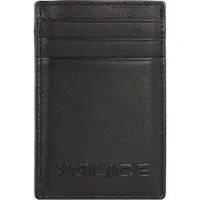Police PT389-08536 Kreditkartenetui Leder 7 cm mit Geldscheinklammer Police Black
