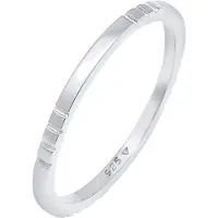 Elli Ring 925 Sterling Silber Geo in Silber | Gr.: 56