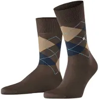 Burlington Manchester Socken Kariert Braun 5043