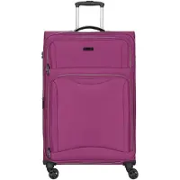D & n lederwaren d&n Travel Line 9204 4 Rollen Trolley L 76 cm mit Dehnfalte